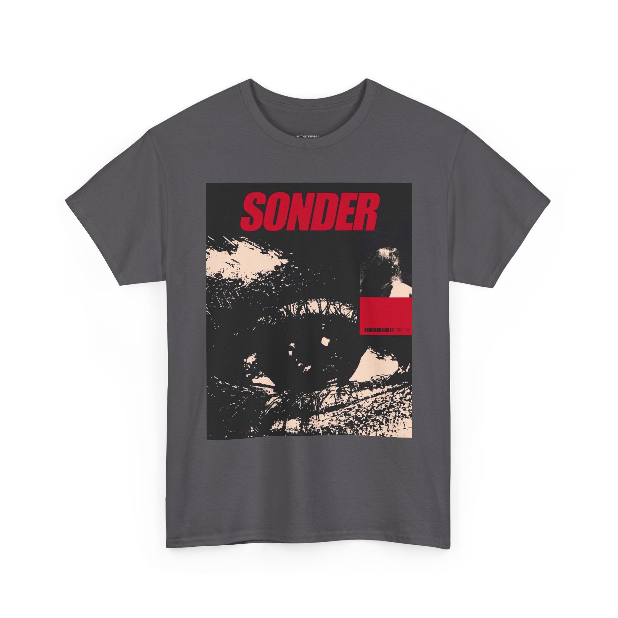 Eye Graphic Tee | Vintage Eye Illustration, Red Accent