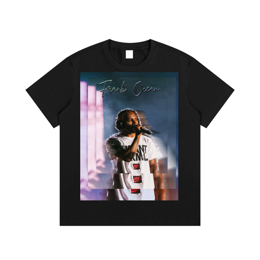 Live Performance Graphic T Shirt, Vintage Concert Style Tee, Oversized Streetwear Cotton Shirt, Black Aesthetic Unisex Top