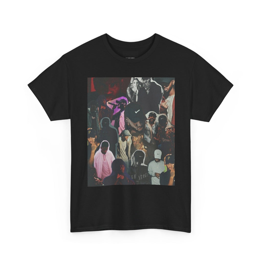 Fan Collage Graphic Tee | Vintage Unisex Heavy Cotton Tee