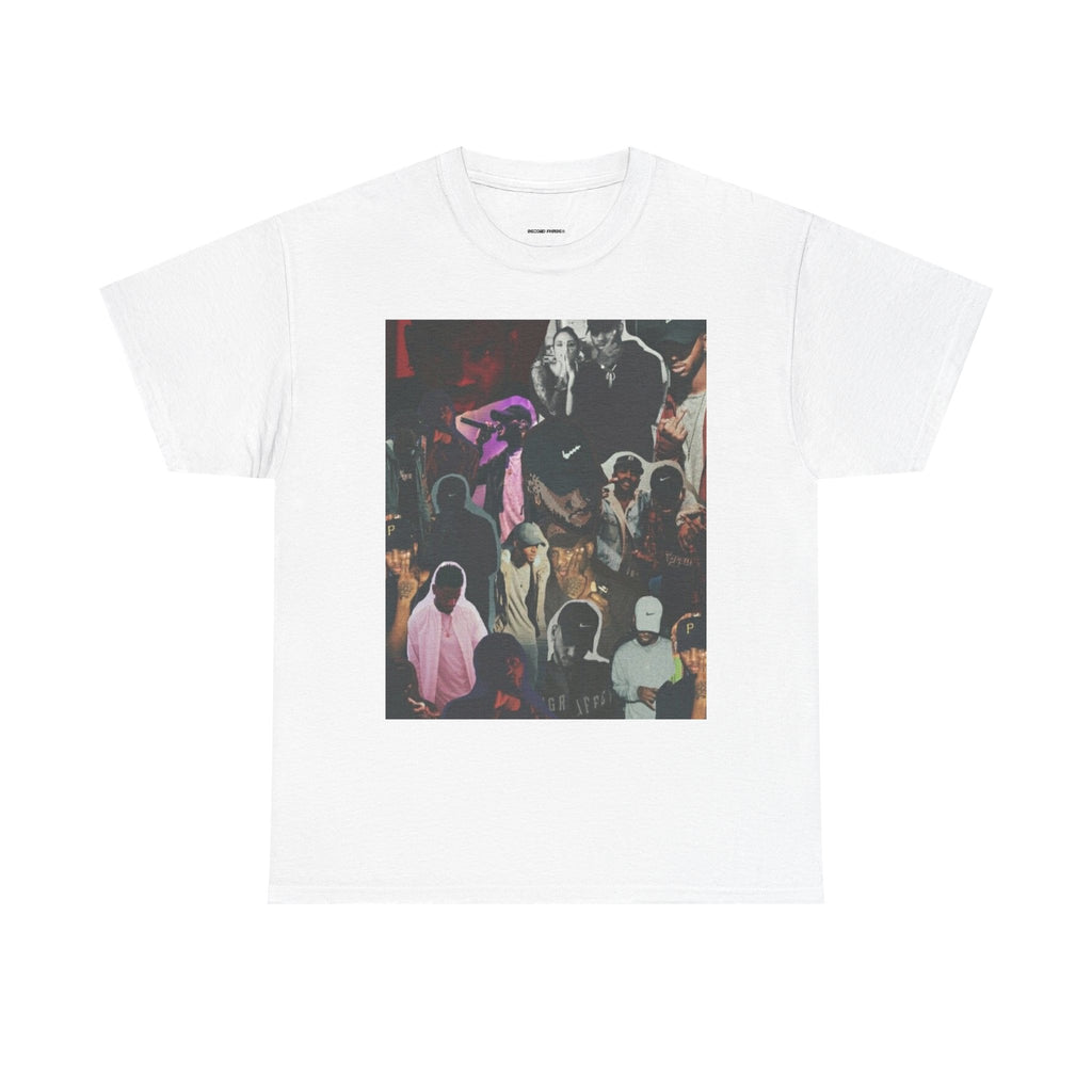 Fan Collage Graphic Tee | Vintage Unisex Heavy Cotton Tee