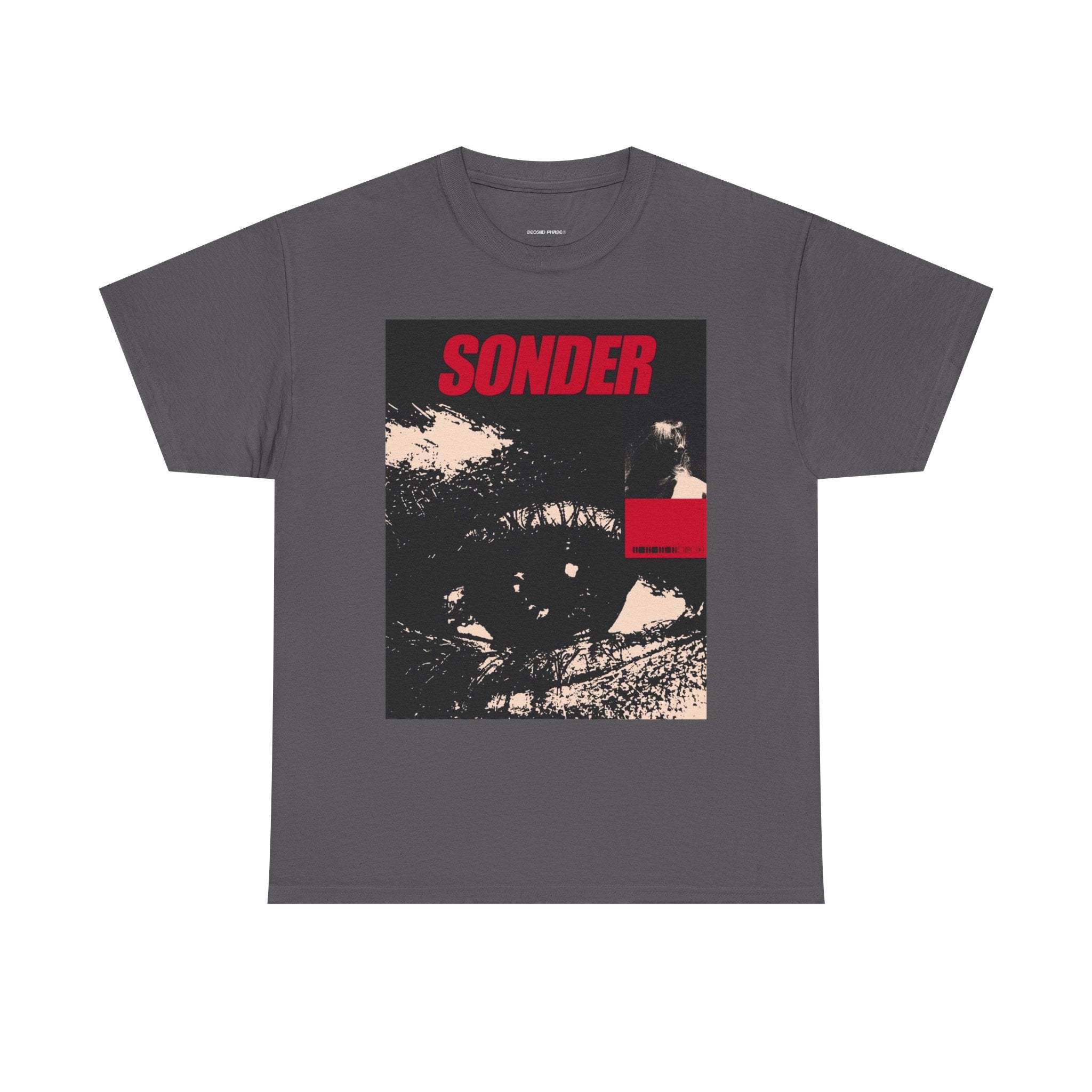 Eye Graphic Tee | Vintage Eye Illustration, Red Accent