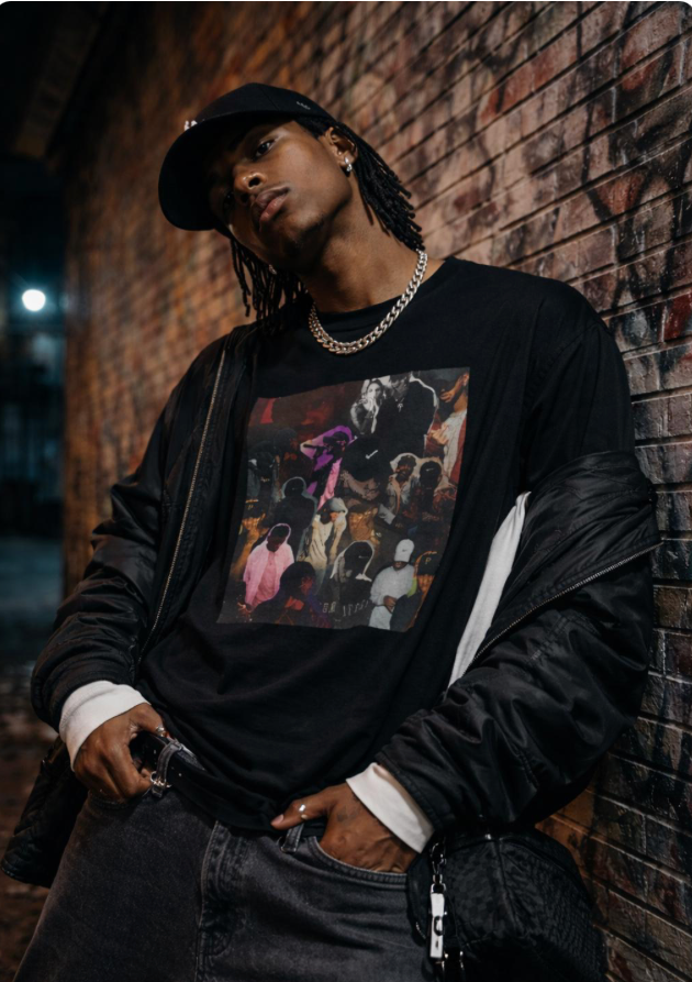 Fan Collage Graphic Tee | Vintage Unisex Heavy Cotton Tee