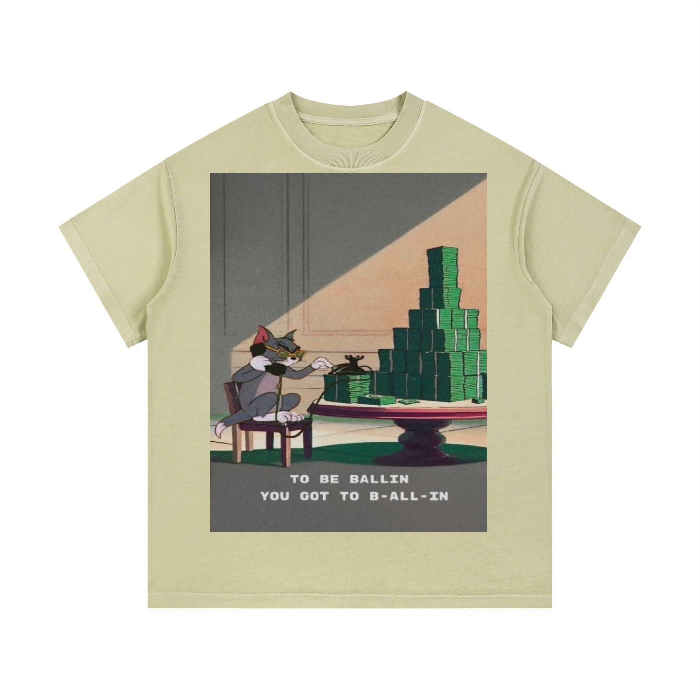 B-ALL-IN Motive Script T-shirt