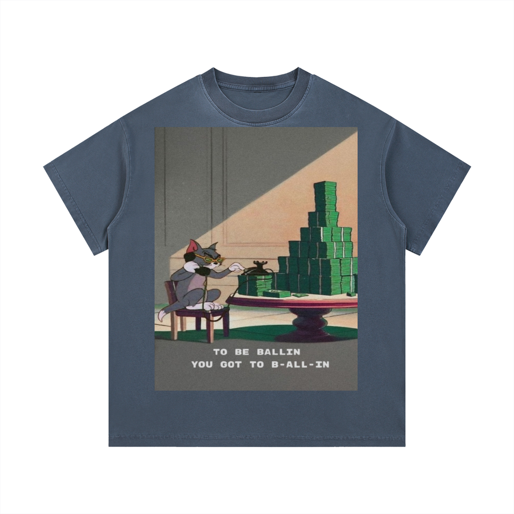 B-ALL-IN Motive Script T-shirt